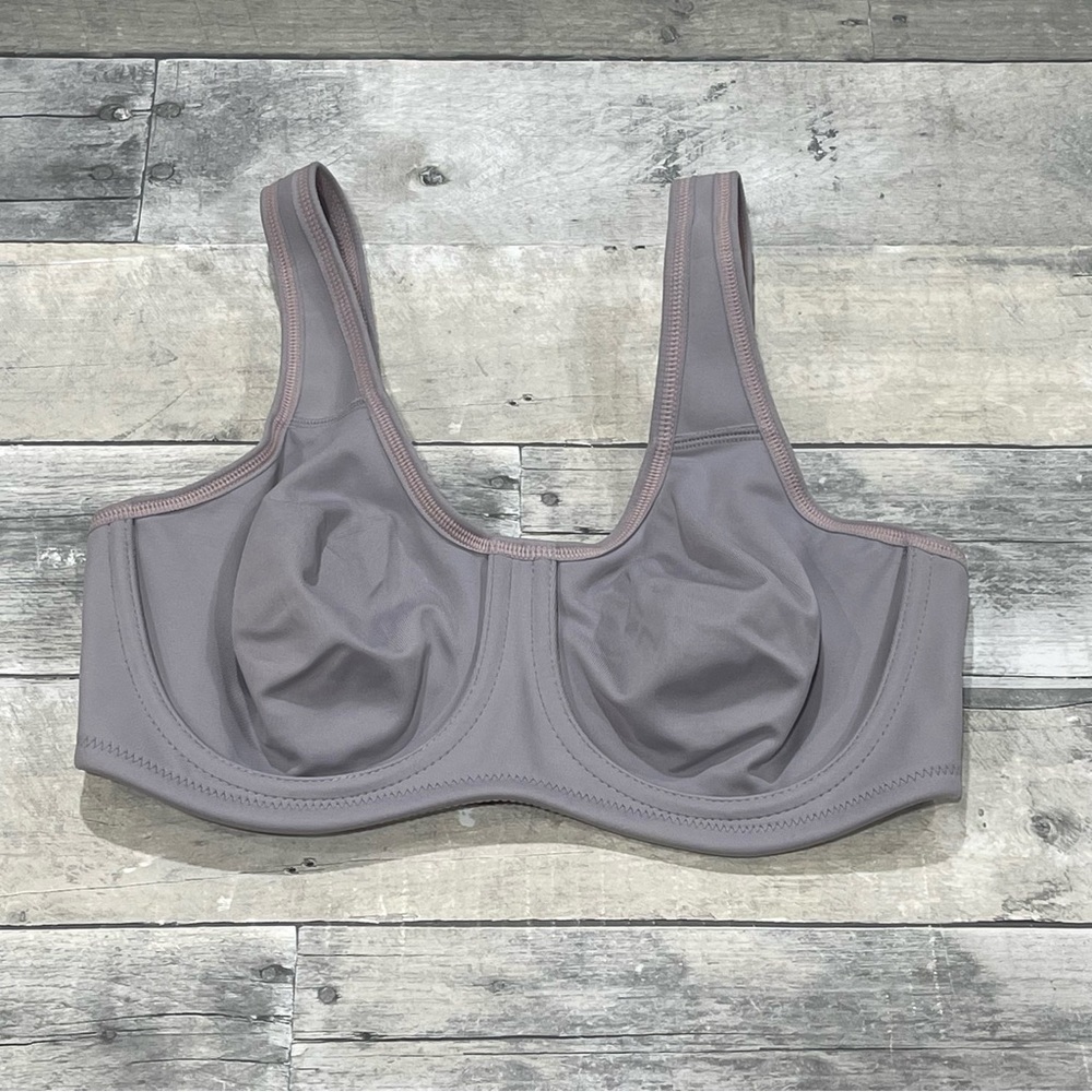 Wacoal Simone Seamless Underwire Sports Bra - Lilac Gray - Sz - 34c .Us